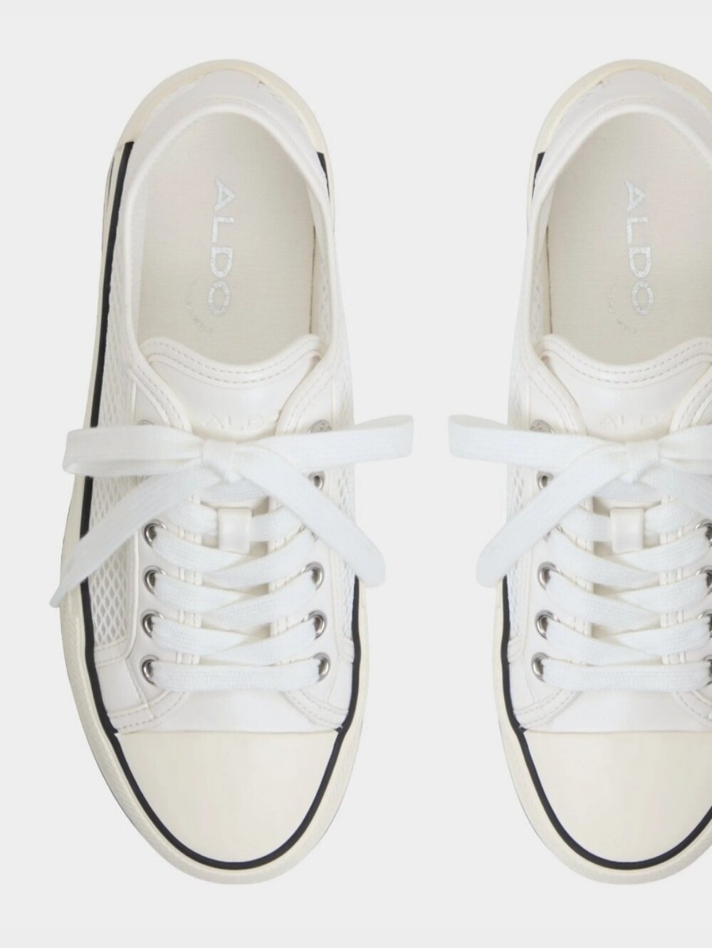 Aldo White Sneakers Rayes